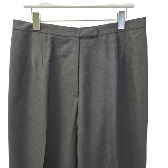 Talbots Woman 100% Wool Tapered Leg Trouser Pants Size 16W - Picture 4 of 6